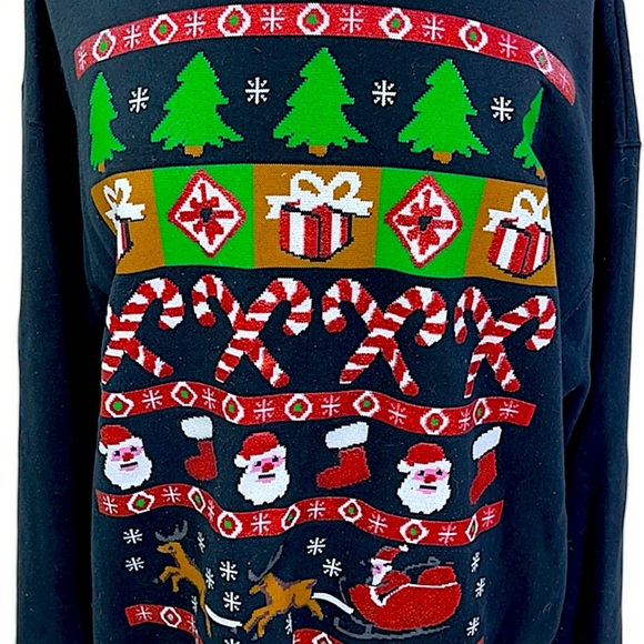 Jerzees Adult Pullover Christmas Holiday Crew Neck Sweatshirt - Picture 10 of 16